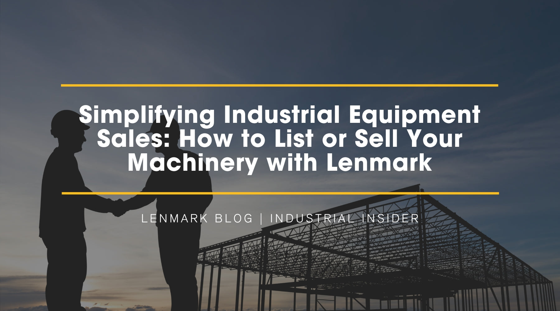 Simplifying Industrial Equipment Sales How to List or Sell Your Machi