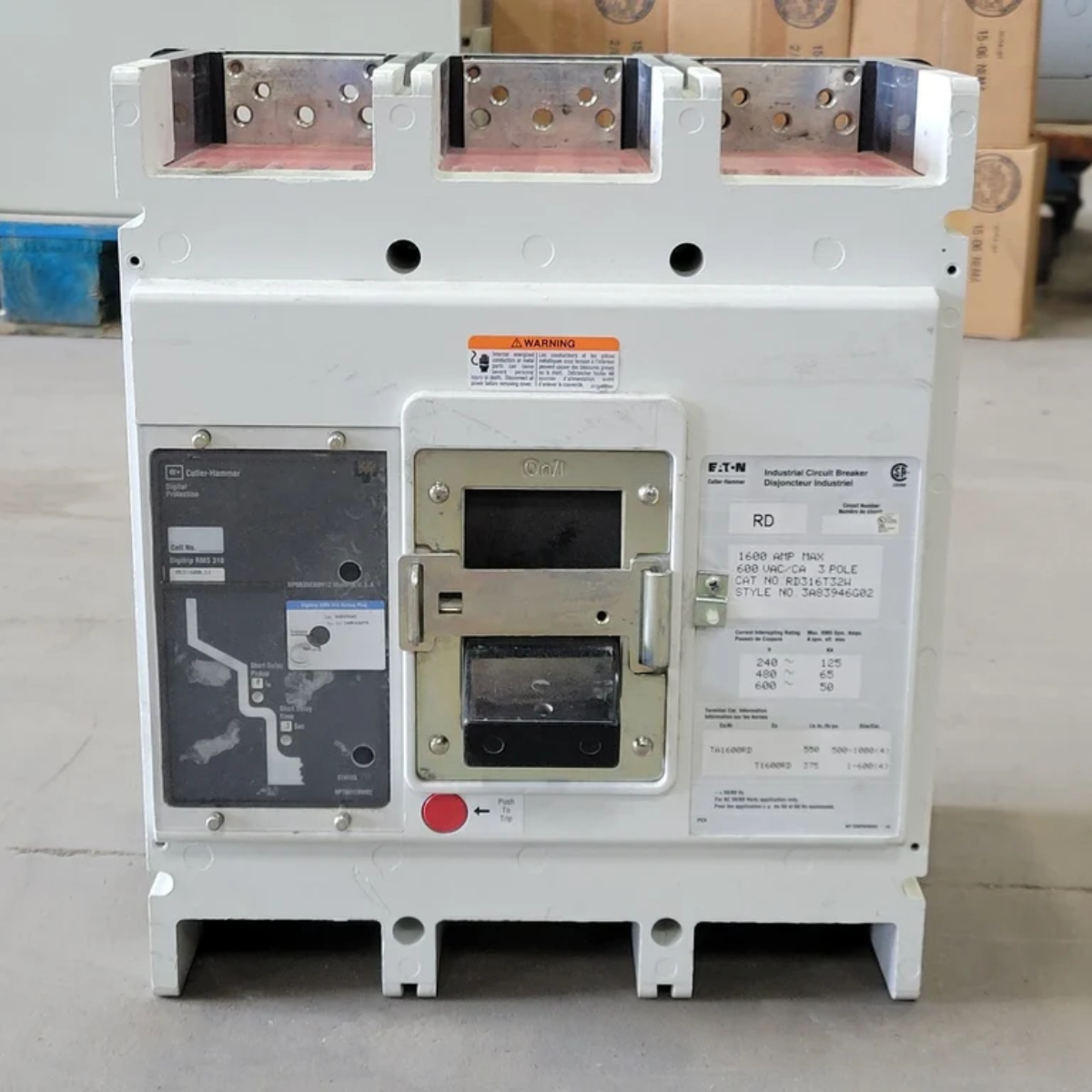 Zing Ear ZE-700S-15 15A Thermal Push Button Circuit Breaker