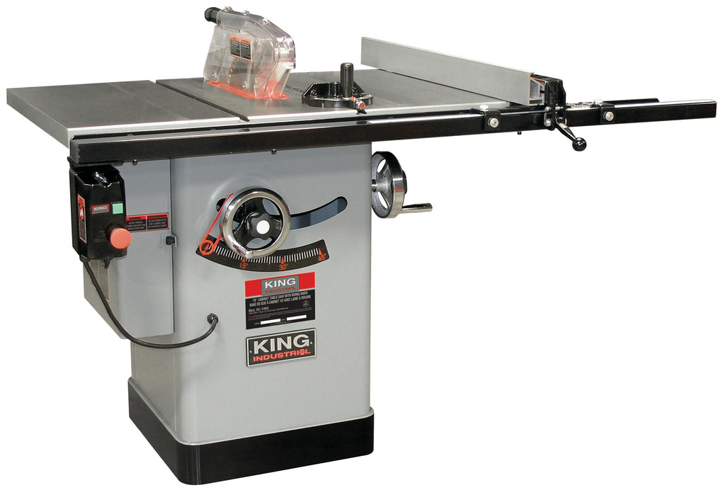 KING CANADA 10" Cabinet Saw w/ 30" Dual Rip Fence System No. KC-10KX/U30