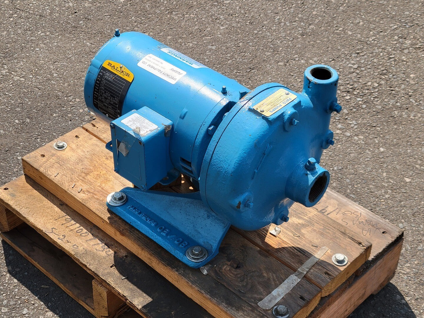 PACO PUMPS 3 hp Centrifugal Pump 10107071300011601 w/ Motor JMM3158T5