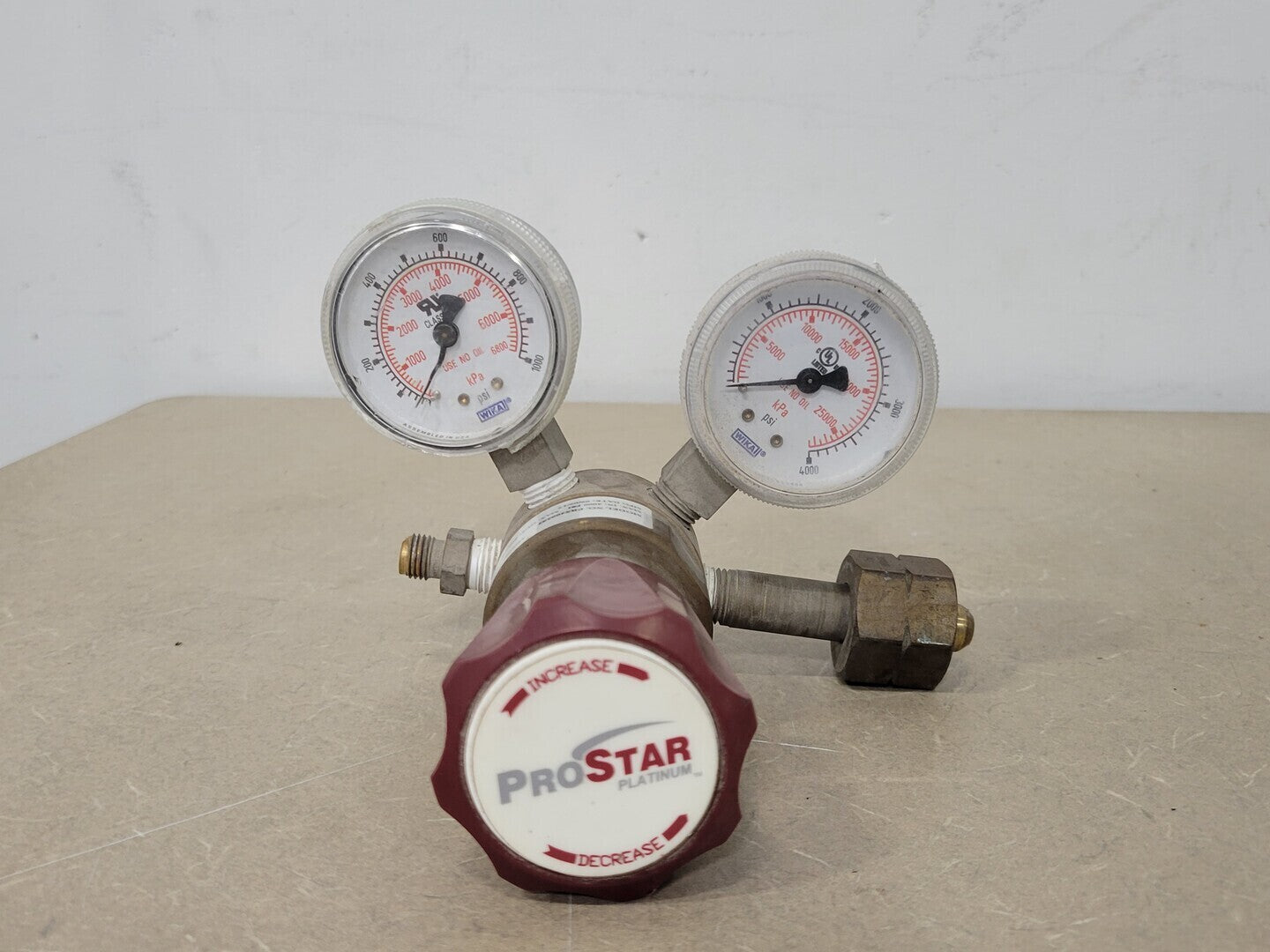 PROSTAR Gas Regulator PRS400253, 3000 psi In, 500 psi Out
