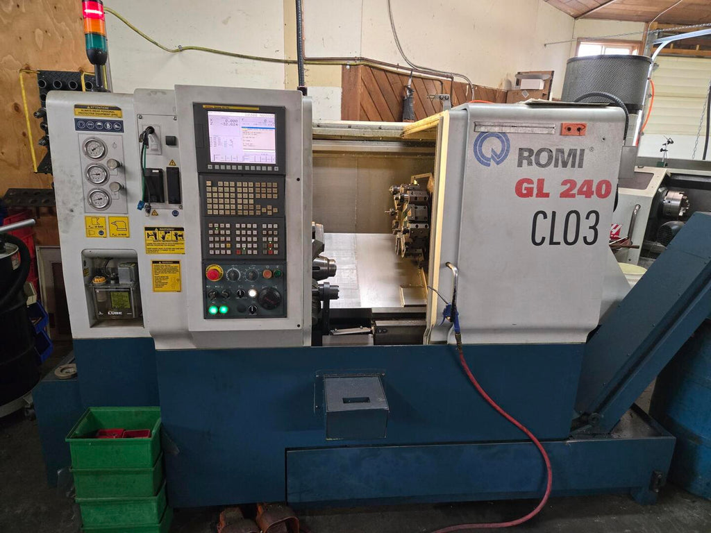 ROMI 16.5" x 15.75" CNC Lathe GL240