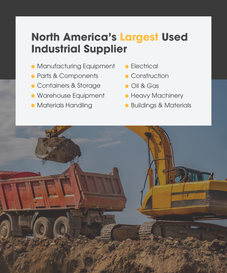 Lenmark Industries is North America's largest used industrial supplier