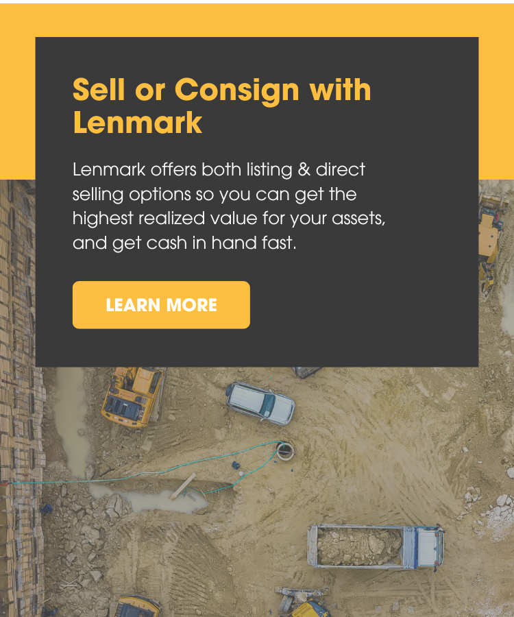 sell or consign industrial equipment with lenmark industries 