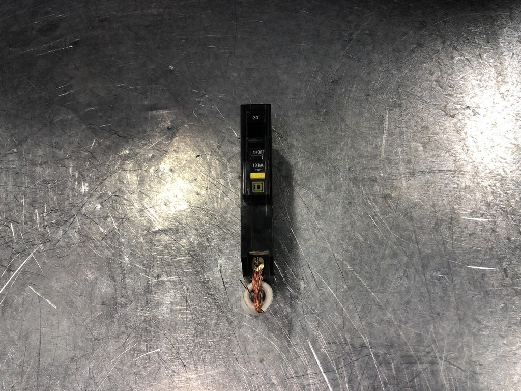 SQUARE D 20 Amp, 1 Pole, 120 volts Circuit Breaker QOB120GFI