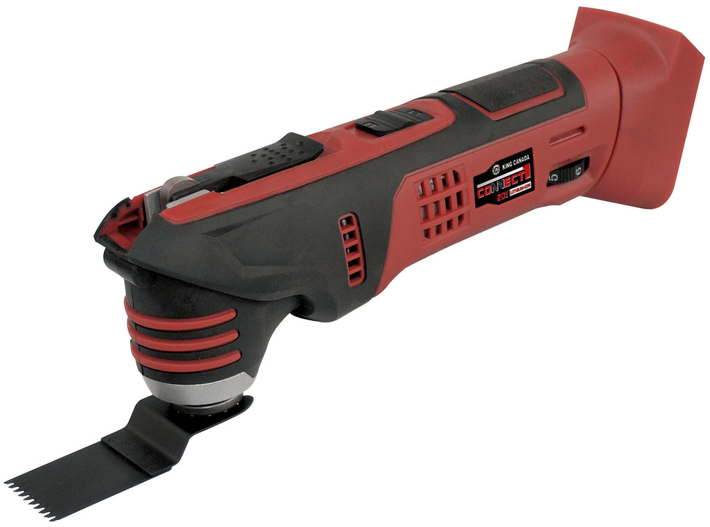 KING CANADA Connect 1 20 volts Li-Ion Cordless Vs Oscillating Multi-Tool Kit No. 8040LK-BC