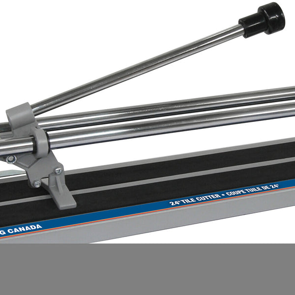 King Canada 24-Inch Manual Tile Cutter – KC-24TC, Scores & Snaps Tiles Up To 1/2" Thick, Straight & Diagonal Cuts