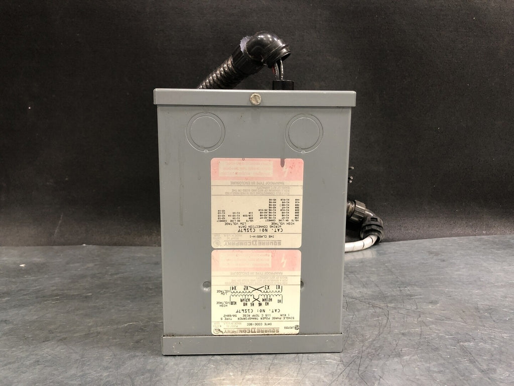 SQUARE D 1 kVA Transformer, 220 pri. volts, 440 sec. volts C1S67F