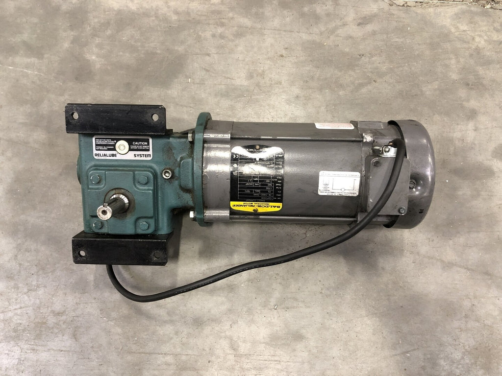 RELIANCE 150-10:1 Ratio Tigear Gear Reducer MR94743 HRW w/ 0.75 hp Electric Motor