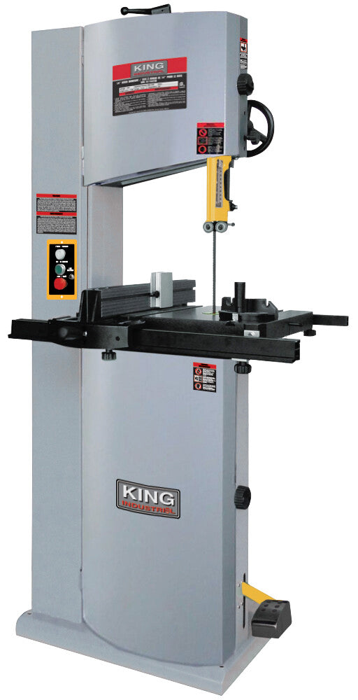 KING CANADA 14" Wood Bandsaw w/ 12" Resaw Capacity No. KC-1502FXB