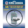 KING CANADA 59-1/2" x .014" x 3/8" - 8 TPI Wood Cutting Bandsaw Blade No. KBB-9-8