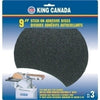 KING CANADA 3 pc. 9" 120 Grit Wood Sanding Disc Kit No. SD-9-K-120