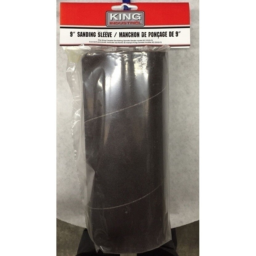 KING CANADA 9" x 3" 80 Grit Wood Sanding Sleeve No. SL-930-80 