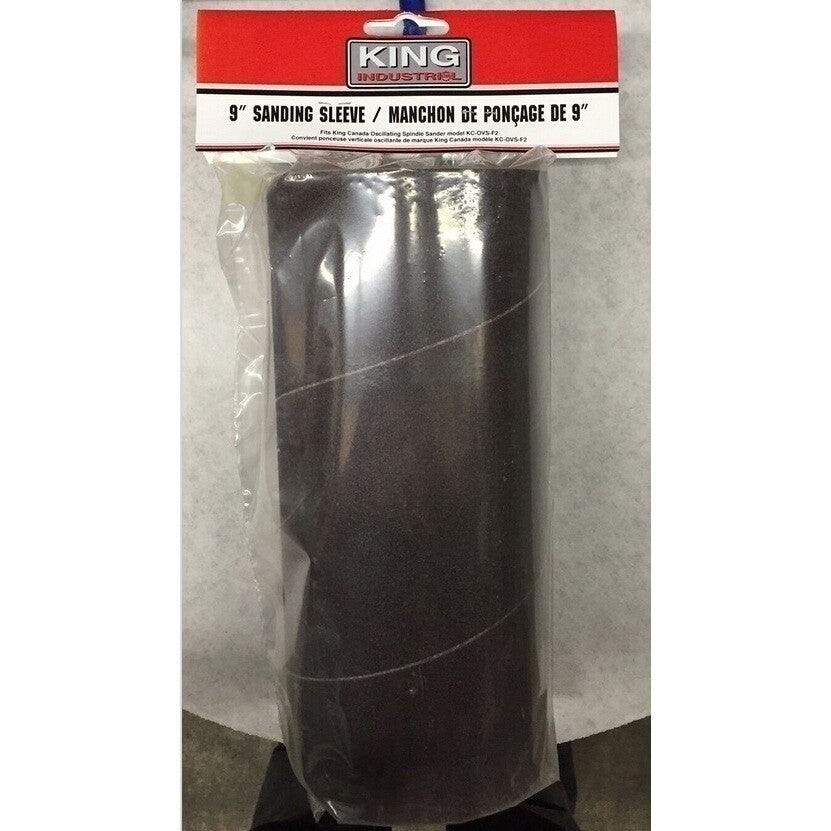 KING CANADA 9" x 4" 80 Grit Wood Sanding Sleeve No. SL-940-80 