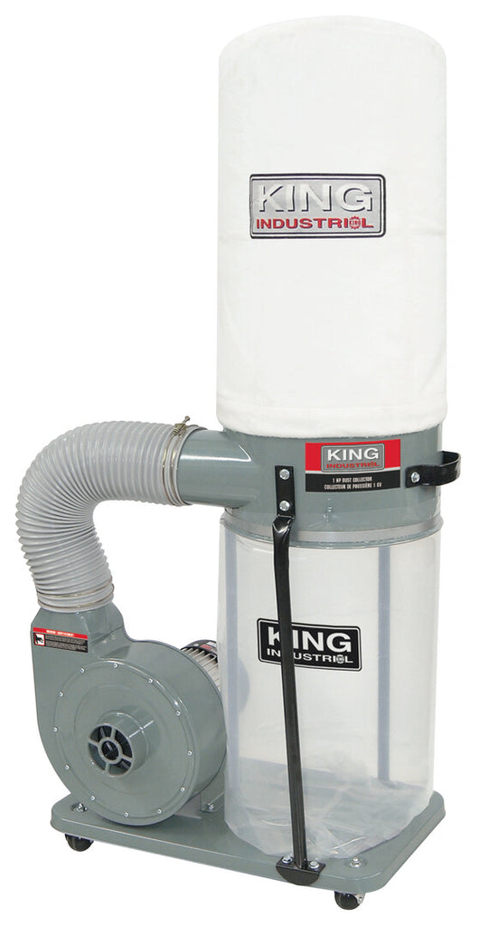 KING CANADA 1 HP Dust Collector No. KC-2405C 