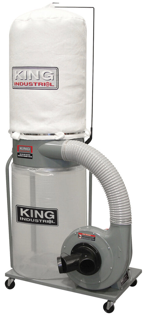 KING CANADA 1200 CFM Dust Collector No. KC-3105C 