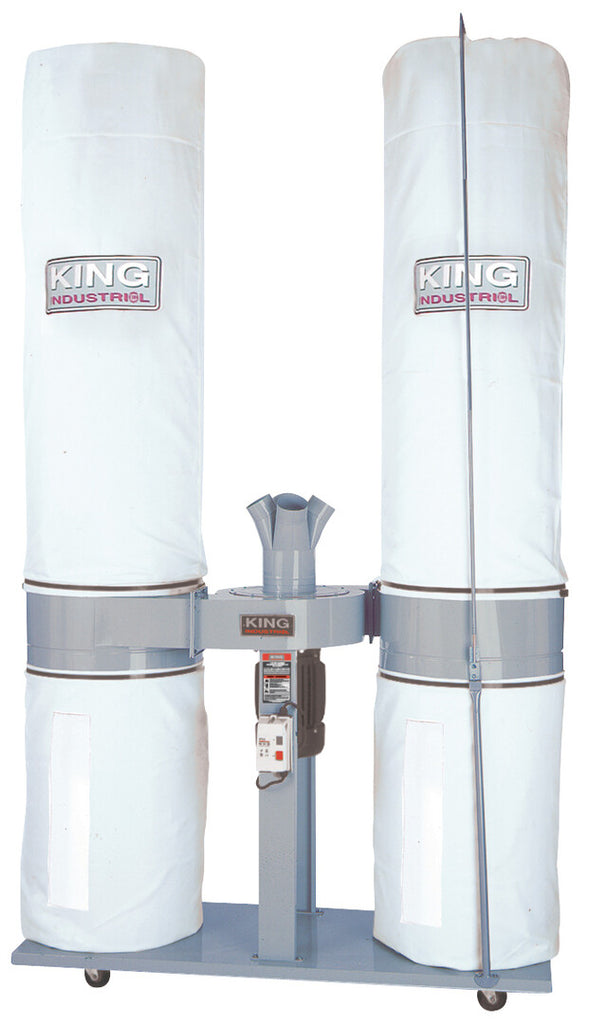 KING CANADA 5 HP 3980 CFM 600V Dust Collector No. KC-5043FX-6 