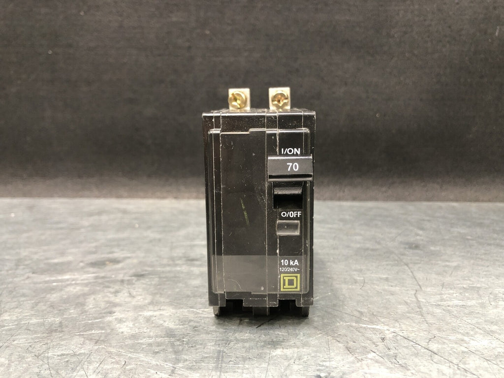 SQUARE D 70 Amp, 2 Pole, 120/240 volts Circuit Breaker QOB270
