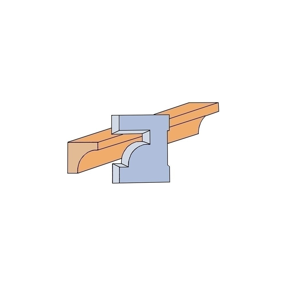 KING CANADA Cove Moulding Cutter Set No. K-4521 
