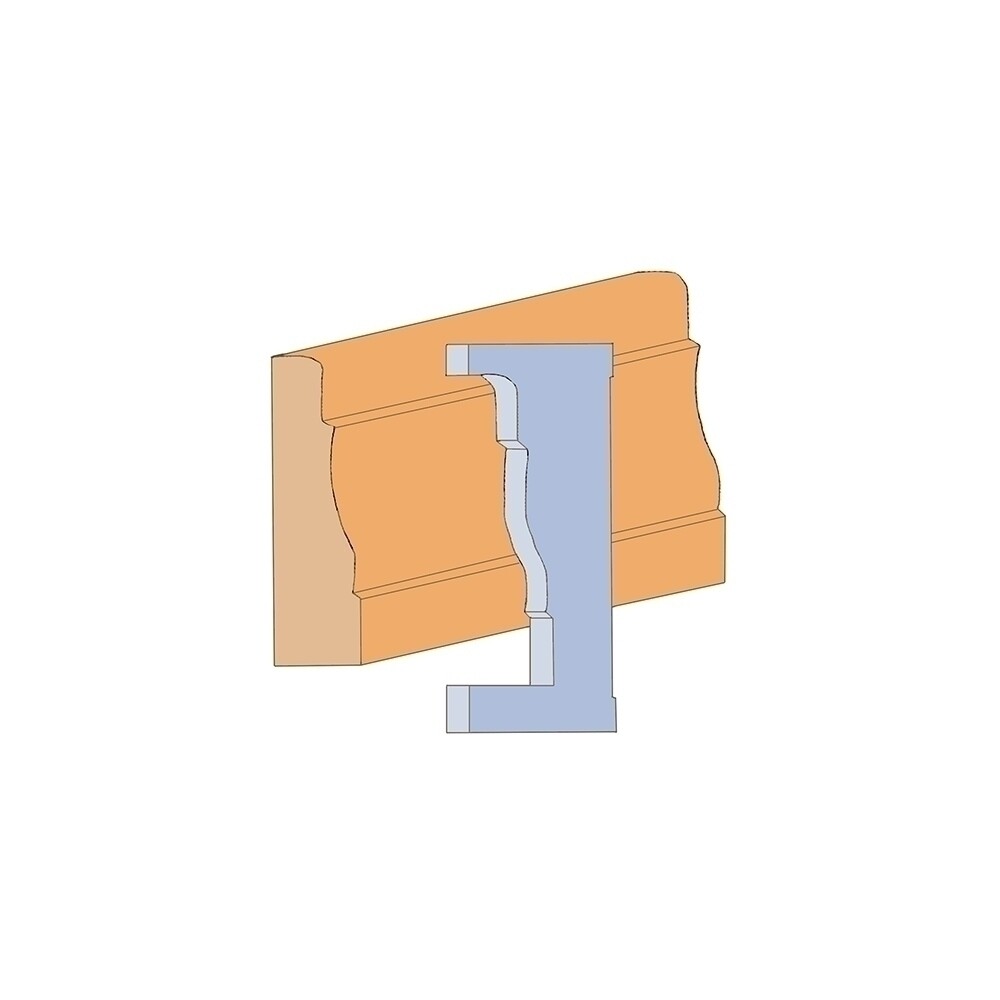 KING CANADA Large Cove Moulding Cutter Set No. K-4532 
