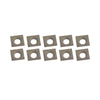 KING CANADA 10 pc. Carbide Cutter Inserts Kit No. KW-140 (14 mm x 14 mm x 2 mm)