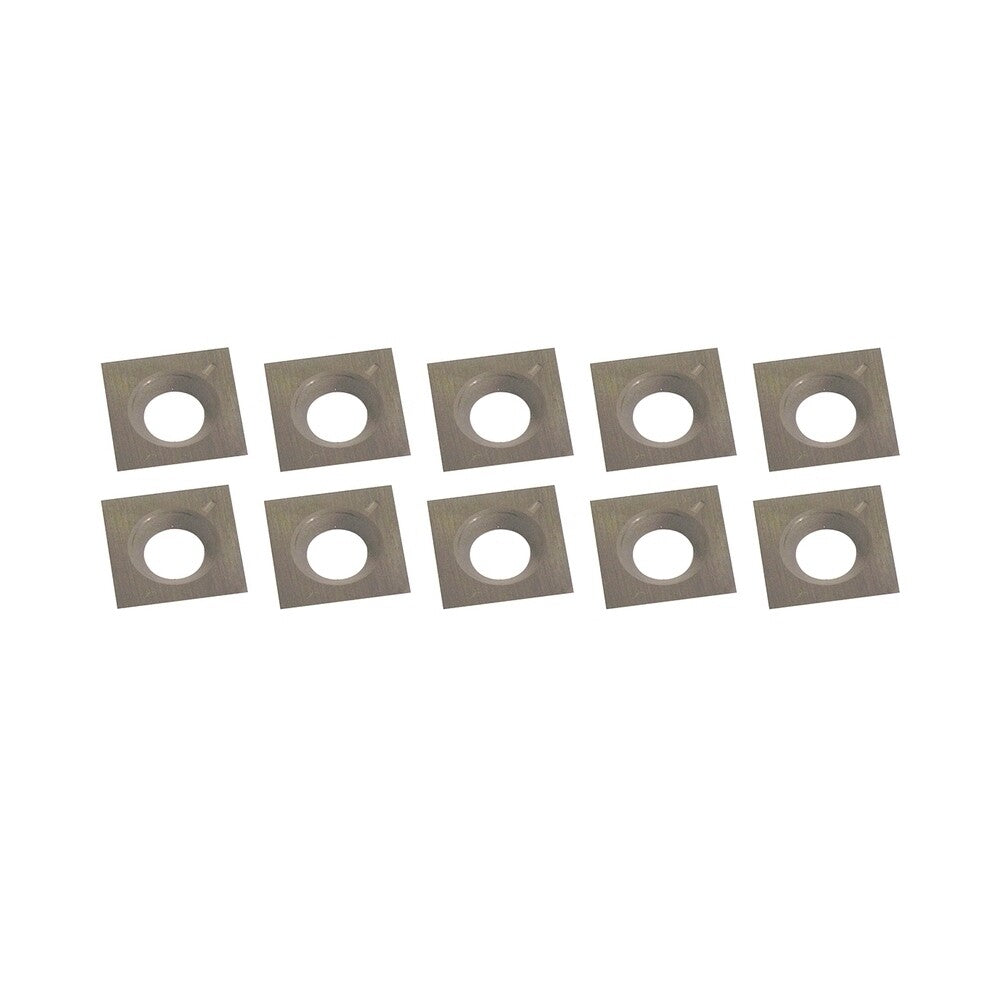 KING CANADA 10 pc. Carbide Cutter Inserts Kit No. KW-104 (15 mm x 15 mm x 2.5 mm)