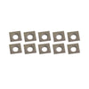 KING CANADA 10 pc. Carbide Cutter Inserts Kit No. KW-104 (15 mm x 15 mm x 2.5 mm)