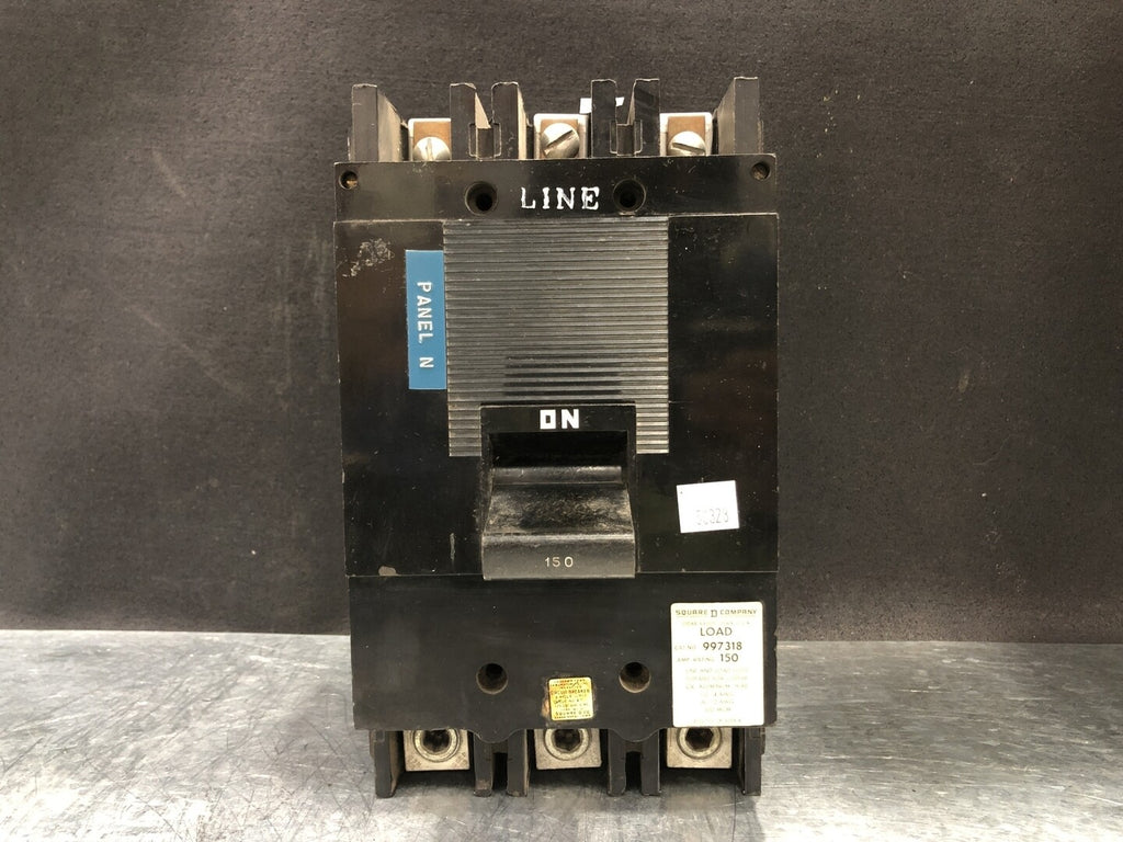 SQUARE D 150 Amp, 3 Pole, 600 Volts Circuit Breaker 997318