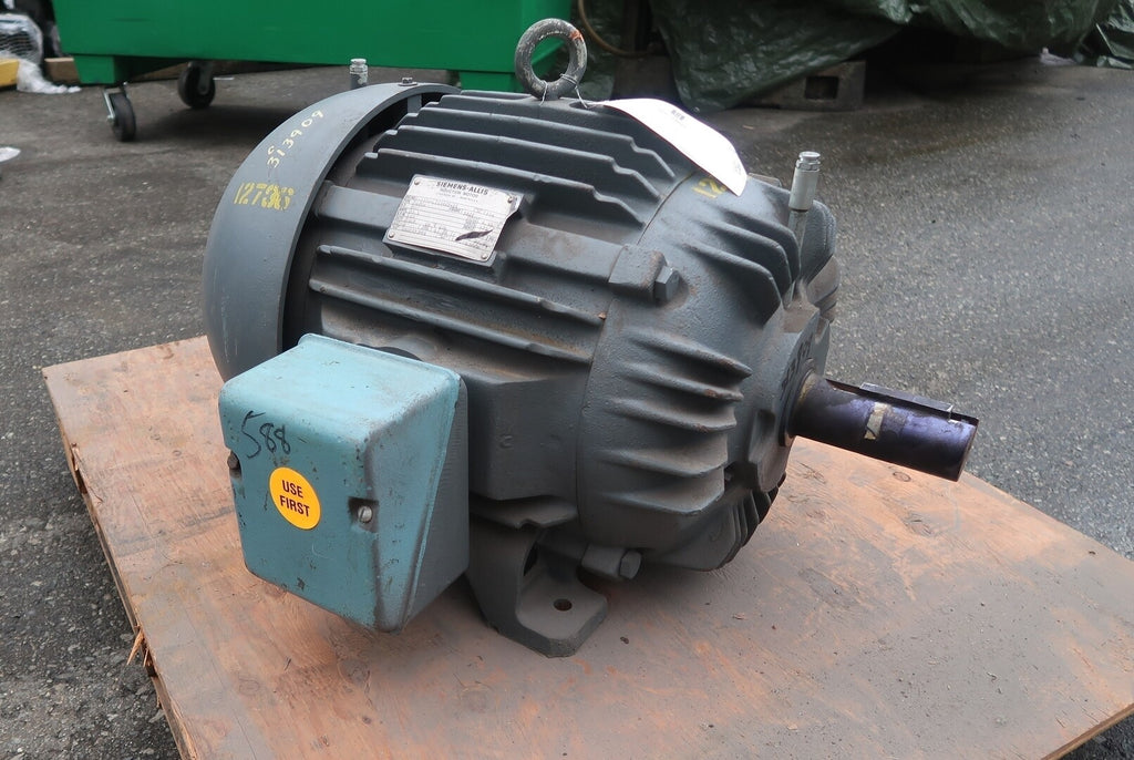 SIEMENS 20 hp, 575 volts, 865 rpm, 324T Electric Motor