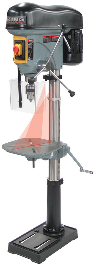 KING CANADA 17'' Long Stroke Drill Press w/ Safety Guard No. KC-119FC-LS 