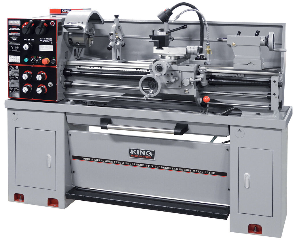 KING CANADA 14" x 40" Gearhead Metal Lathe No. KC-1440ML-2 