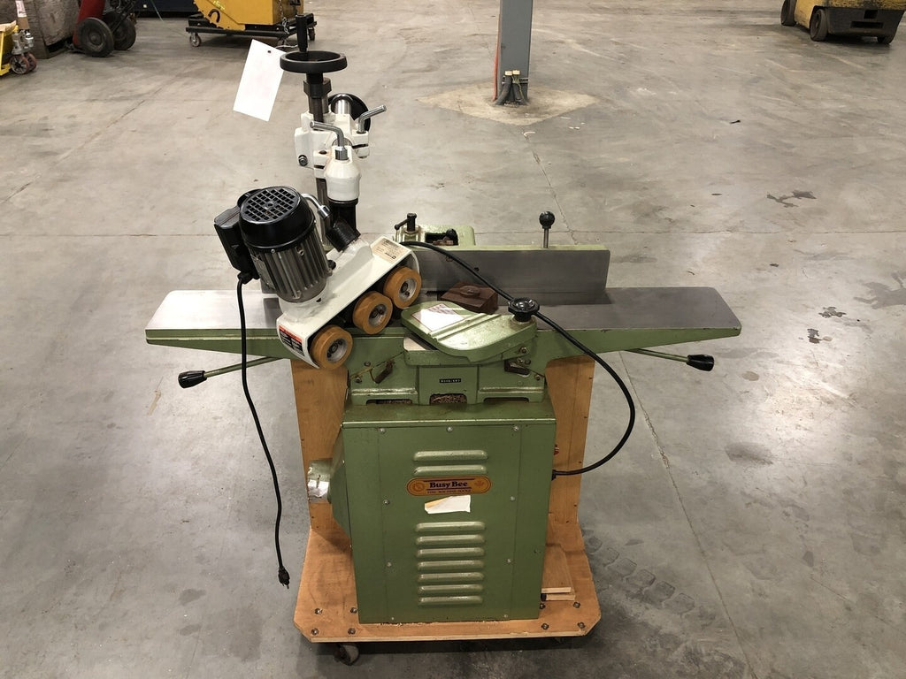 BUSYBEE 6" Jointer w/ Steff 2032 Automatic Power Feeder