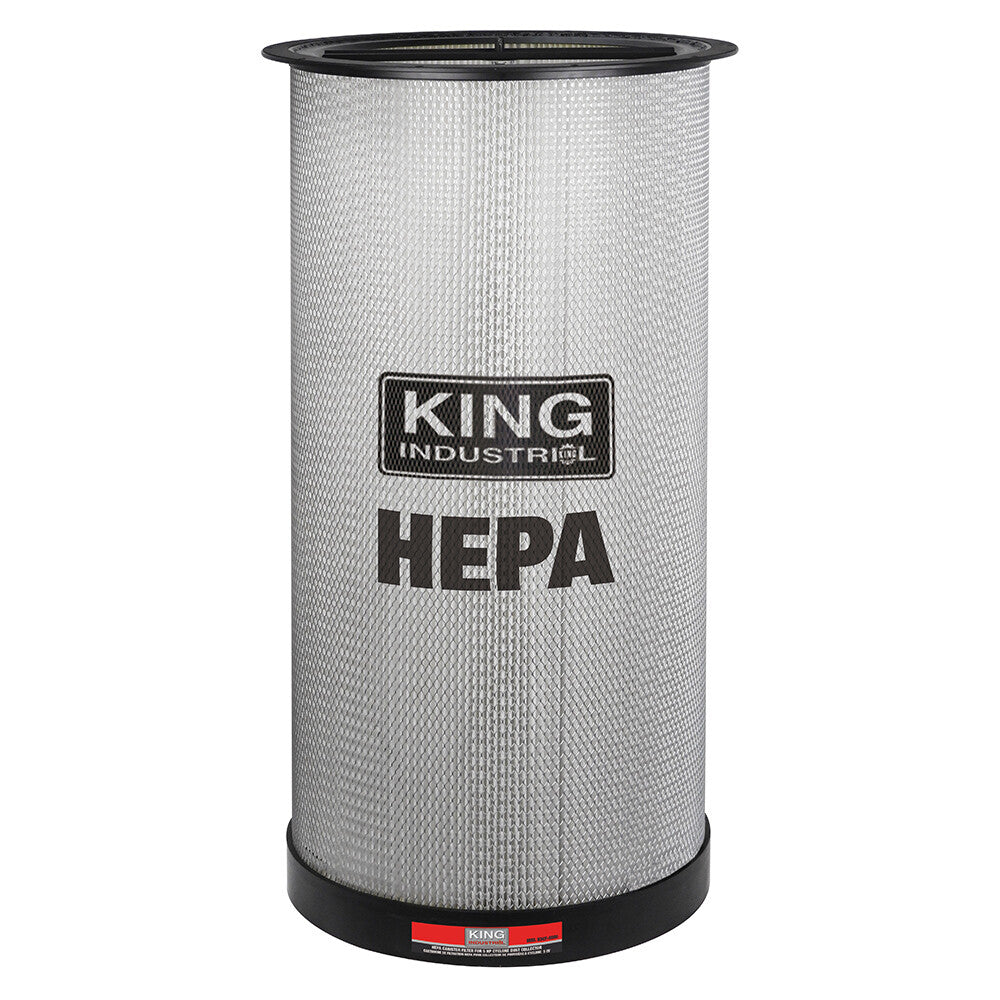 KING CANADA HEPA Canister Filter No. KDCF-8500HEPA For 5 HP Cyclone Dust Collector