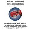 KING CANADA Performance Plus 3.6 volts Li-Ion Quick Select Screwdriver Kit No. 9136 