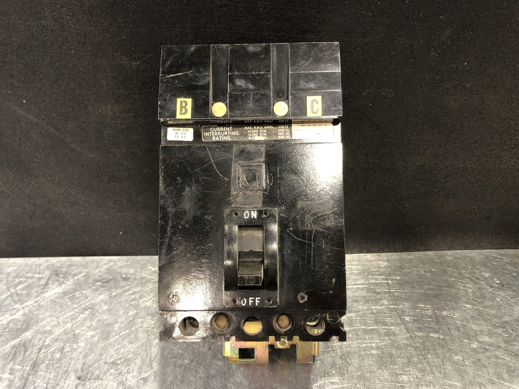 SQUARE D 70 Amp 2 Pole Circuit Breaker FA26070