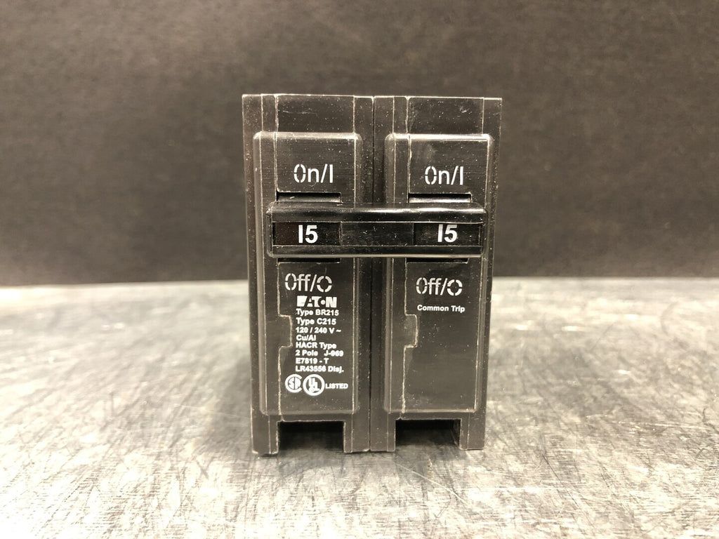 CUTLER-HAMMER 15 Amp, 2 Pole, 120/240 volts Circuit Breaker BR215