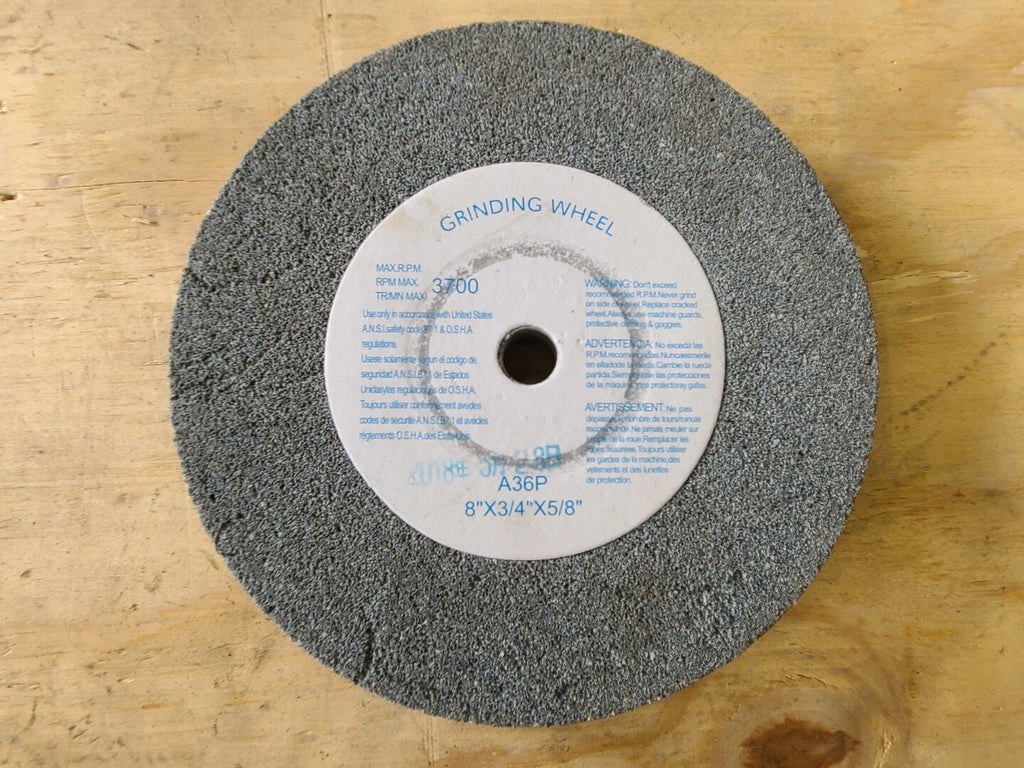 8 x 3/4 x 5/8-inch Grinding Wheel A36P