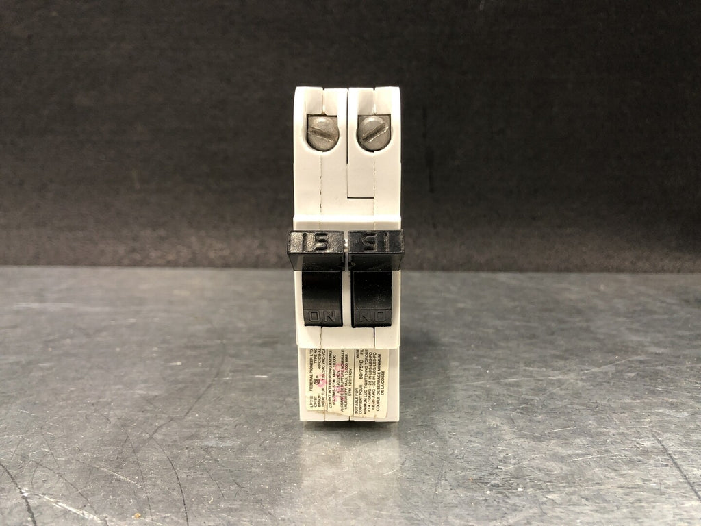 FEDERAL PIONEER 15 Amp, 2 Pole, 120/240 volts Circuit Breaker NC0215