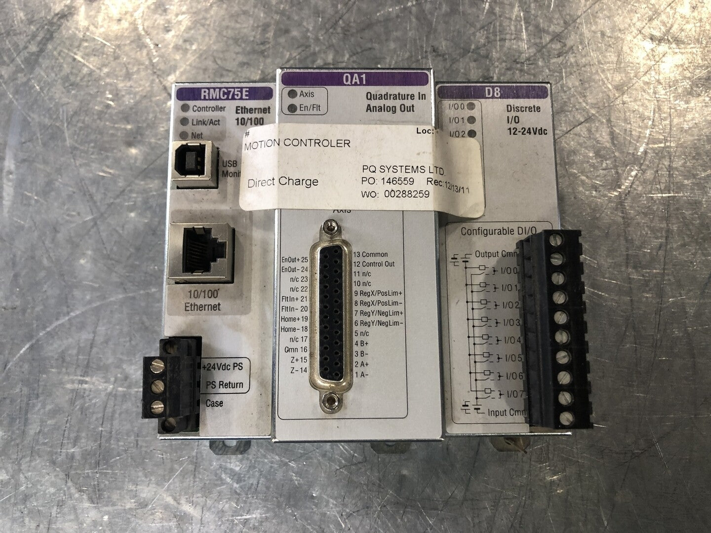 Delta Motion Rmc75 DELTA 1-Axis Motion Controller w/ Ethernet Communication RMC75E-QA1-D8
