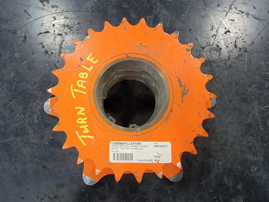 Roller/Mill Chain, Turntable Sprocket DS80B26TLLC6T308