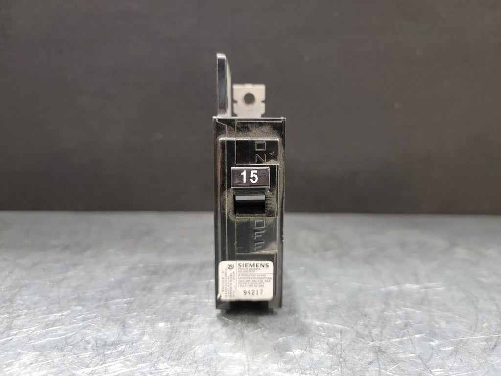 SIEMENS 15 Amp, 1 Pole, 120/240 volt Circuit Breaker BQ1B015