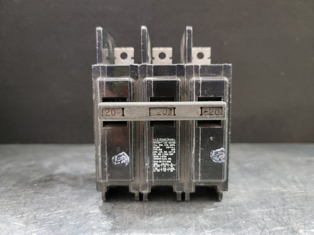 ITE 20 Amp, 3 Pole, 240 Volts Circuit Breaker BQ3B020H