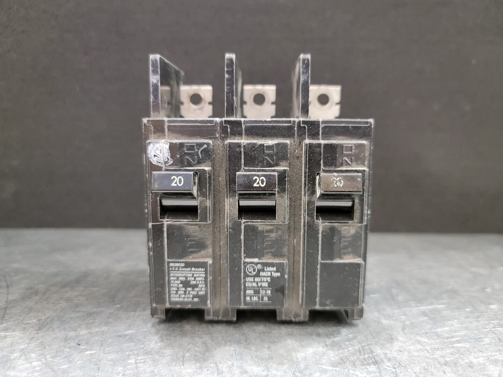 ITE 20 Amp, 3 Pole, 240 Volts Circuit Breaker BQ3B020
