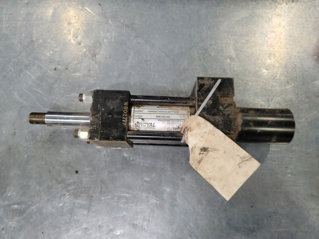 ROYAL ELECTRIC Positioning Hydraulic Cylinder T3H2S2C1A2A1A,DWY-2212, Bore 2" x Stroke 2"