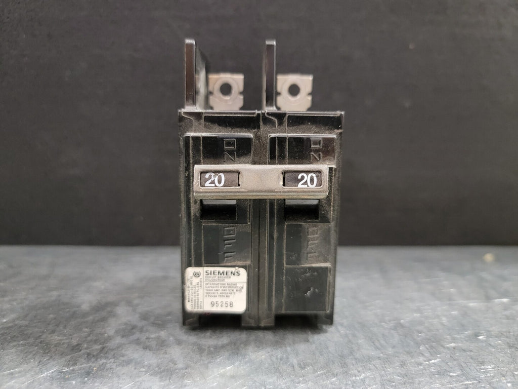 SIEMENS 20 Amp, 2 Pole, 120/240 Volts Circuit Breaker BQ2B020