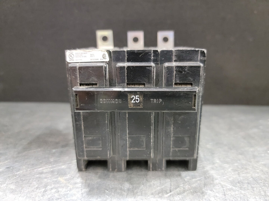 EATON 25 Amp, 3 Pole, 240 Volts Circuit Breaker QBHW3025H
