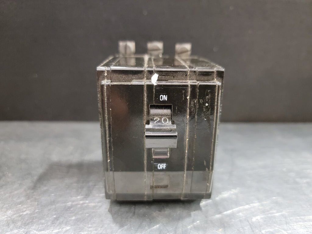 SQUARE D 20 Amp, 3 Pole, 240 Volts Circuit Breaker QOB320
