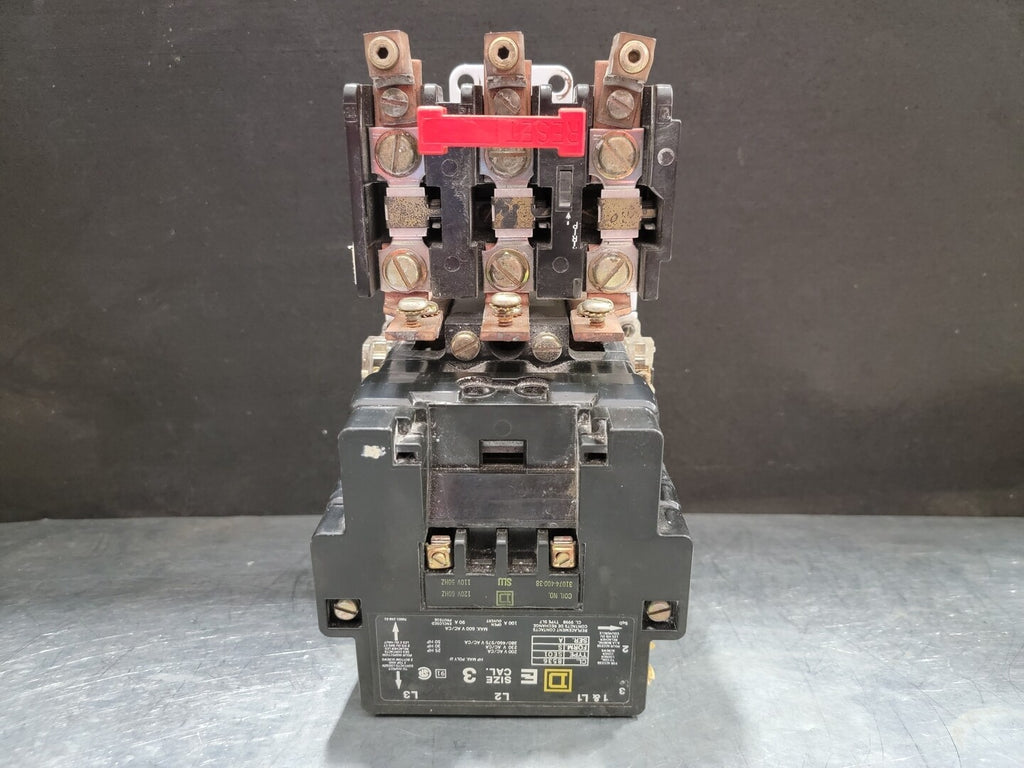 SQUARE D 50 hp, 100 Amp, 600 Volts Low Voltage Starter CL 8536