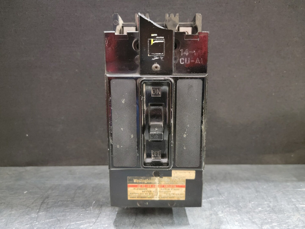 WESTINGHOUSE 90 Amp, 3 Pole, 600 Volts Circuit Breaker F3090