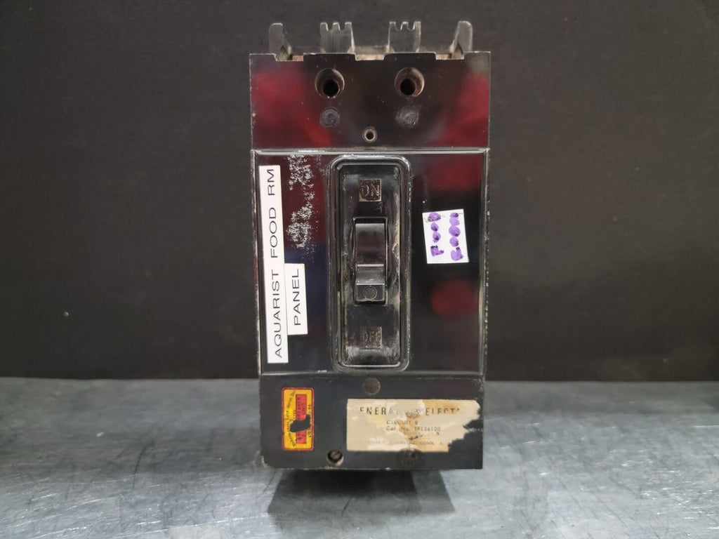 GENERAL ELECTRIC 100 Amp, 3 Pole, 600 volts Circuit Breaker TF136100